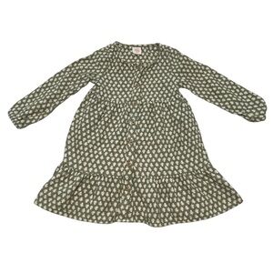 Wonder Nation Forest Green Tree Print Dress - 3T